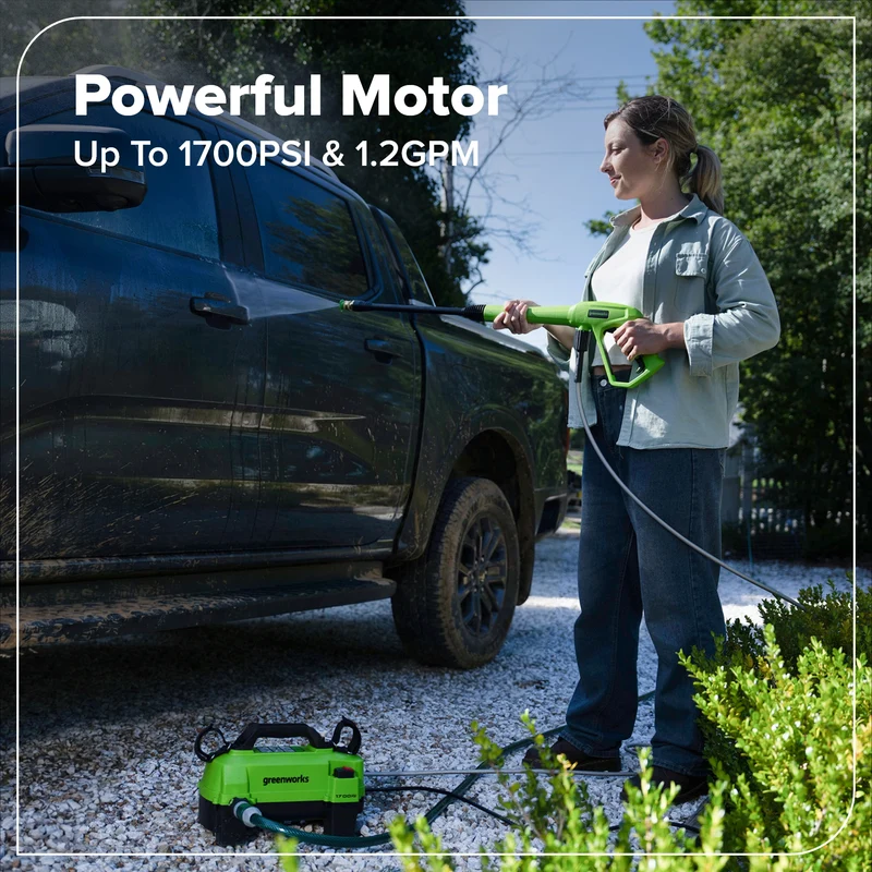 1700 PSI Compact Pressure Washer