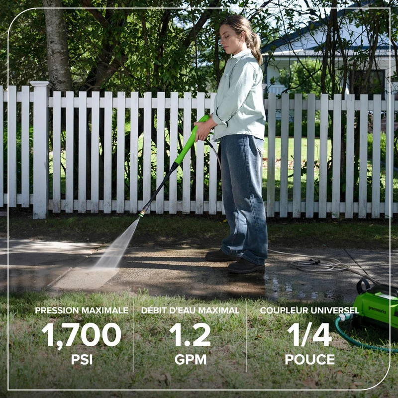 1700 PSI Compact Pressure Washer