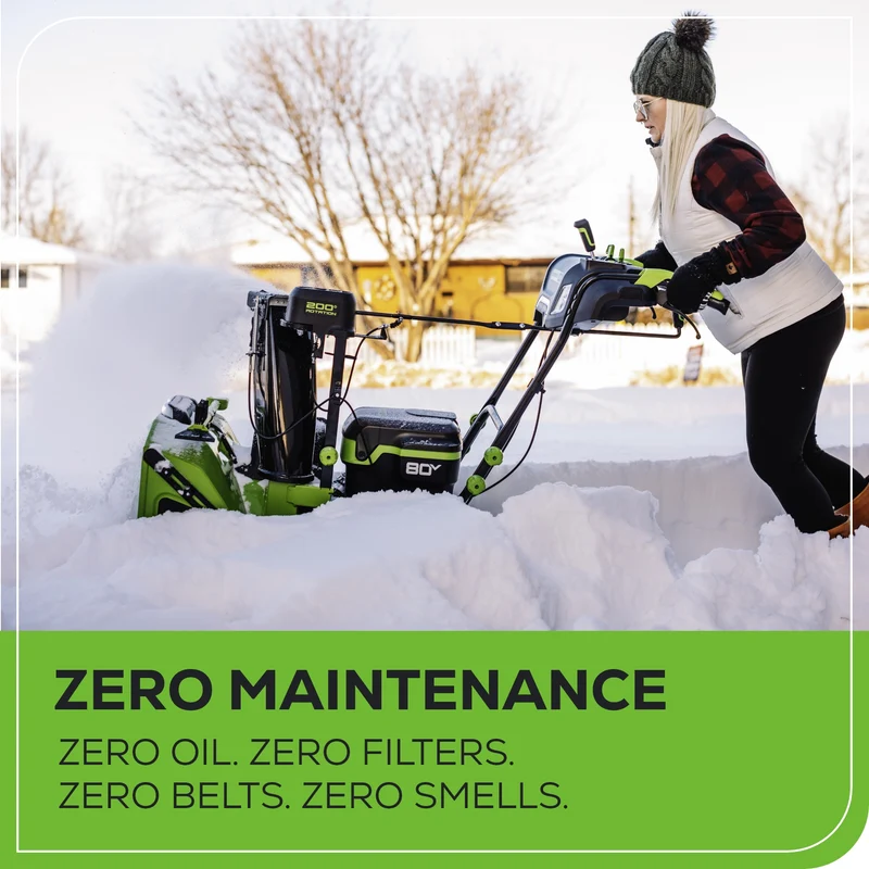Greenworks 80V 24'' Dual Stage Snow Thrower (Tool Only)