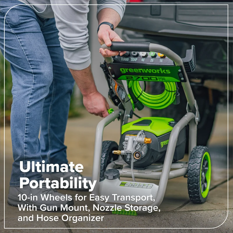 2700 PSI 2.3 GPM Max Brushless Electric Pressure Washer