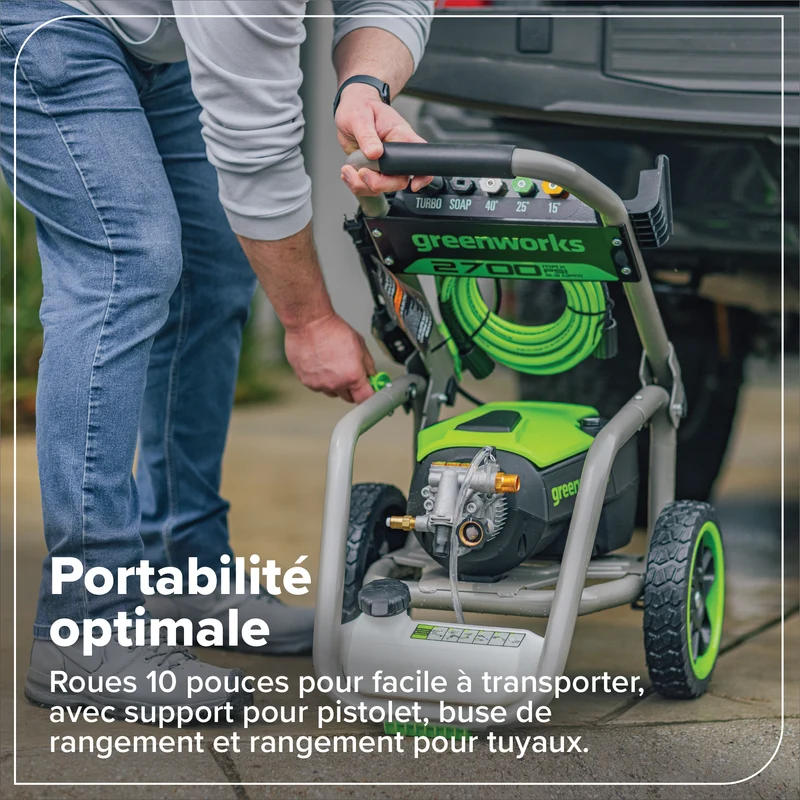2700 PSI 2.3 GPM Max Brushless Electric Pressure Washer