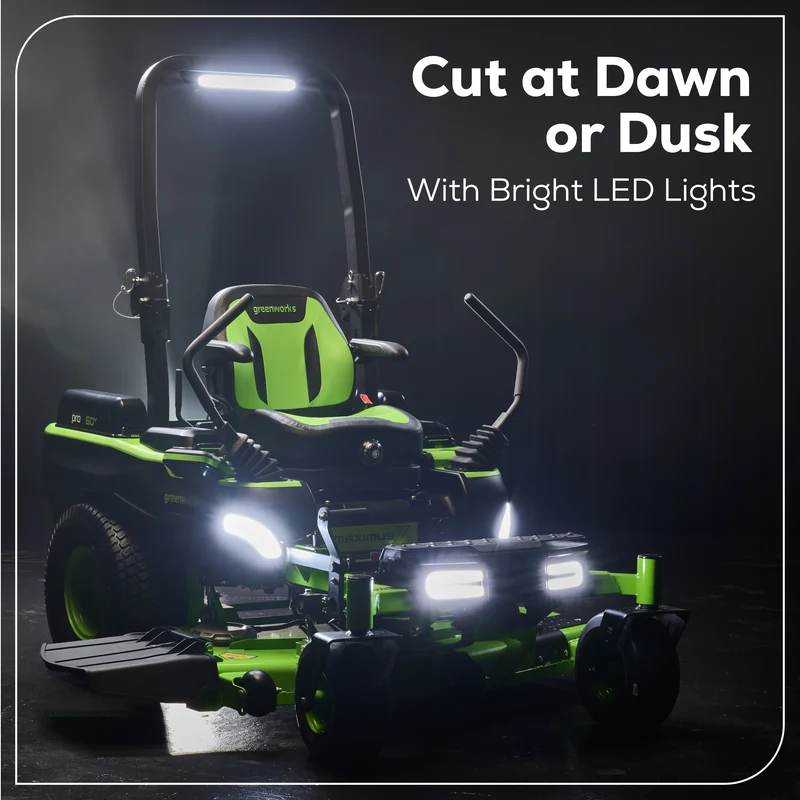 60V 60" MaximusZ Zero Turn Mower, (2) 20.0Ah, (4) 8.0Ah Batteries and 1.5 kW Charger Included | MZ6061