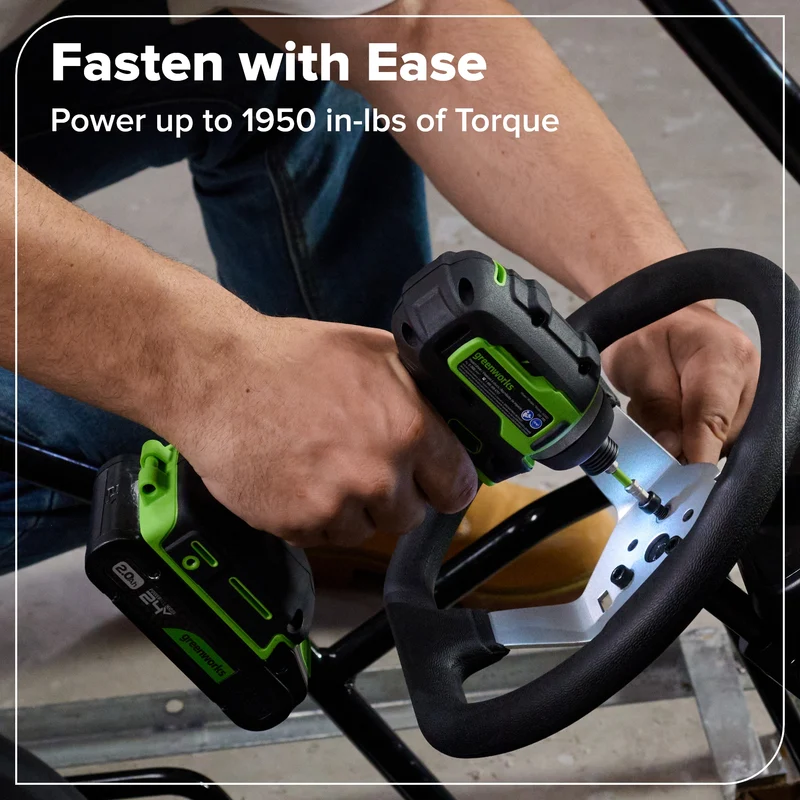24V Brushless 1950 in./lbs Impact Driver, 1/4-inch Hex Variable Speed (Tool Only)