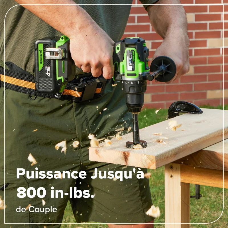 24V Cordless Brushless 1/2" Drill Driver (Tool Only)