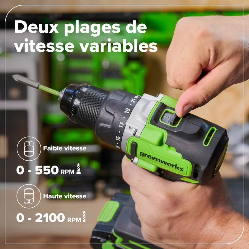 24V Cordless Brushless 1/2" Drill Driver (Tool Only)