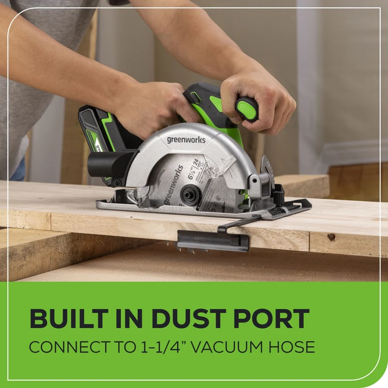 24V Brushless 6- 1/2'' Circular Saw (Tool Only)