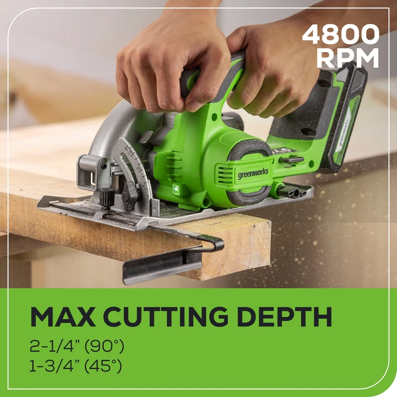 24V Brushless 6- 1/2'' Circular Saw (Tool Only)