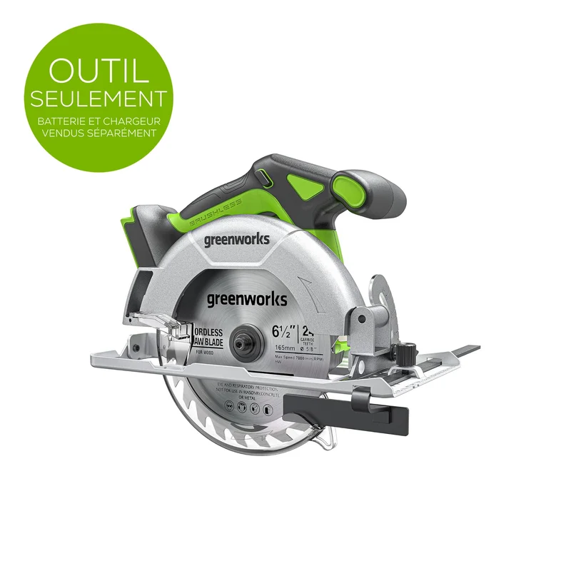 24V Brushless 6- 1/2'' Circular Saw (Tool Only)