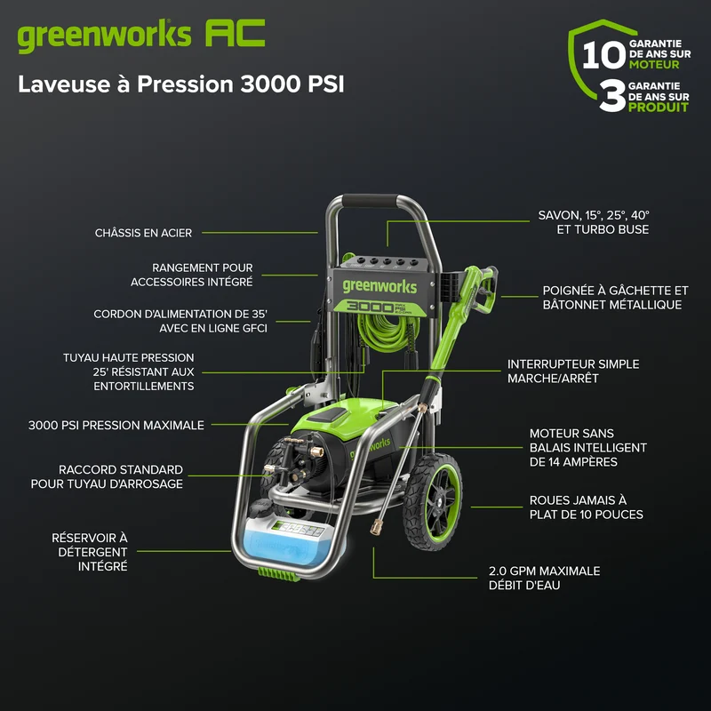 3000 PSI Electric Pressure Washer
