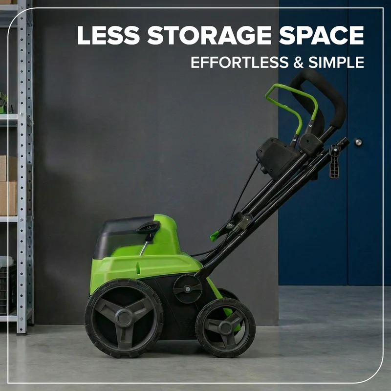 48V (24V X 2) 15" Cordless Battery Dethatcher/Scarifier, (2) 4.0Ah Batteries and 65W Charger Included