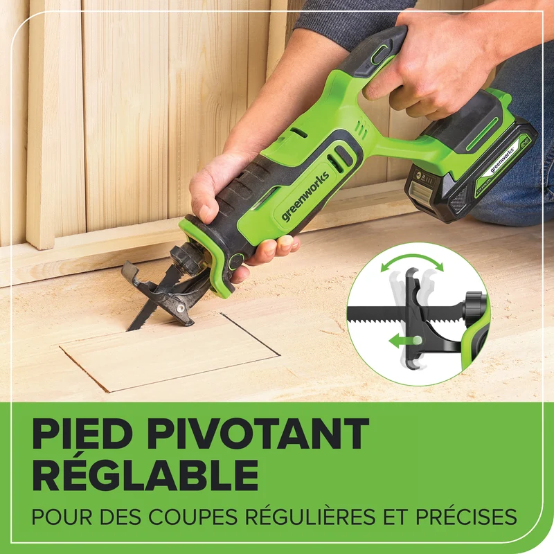 24V Brushless 1" Reciprocating Saw (Tool Only)