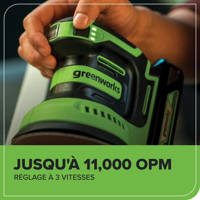 24V 5" Orbital Sander (Tool Only)
