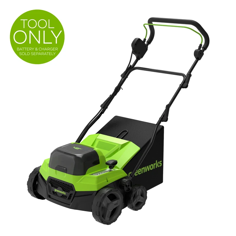 48V (24V x 2) 15" Brushless Dethatcher / Scarifier (Tool Only)