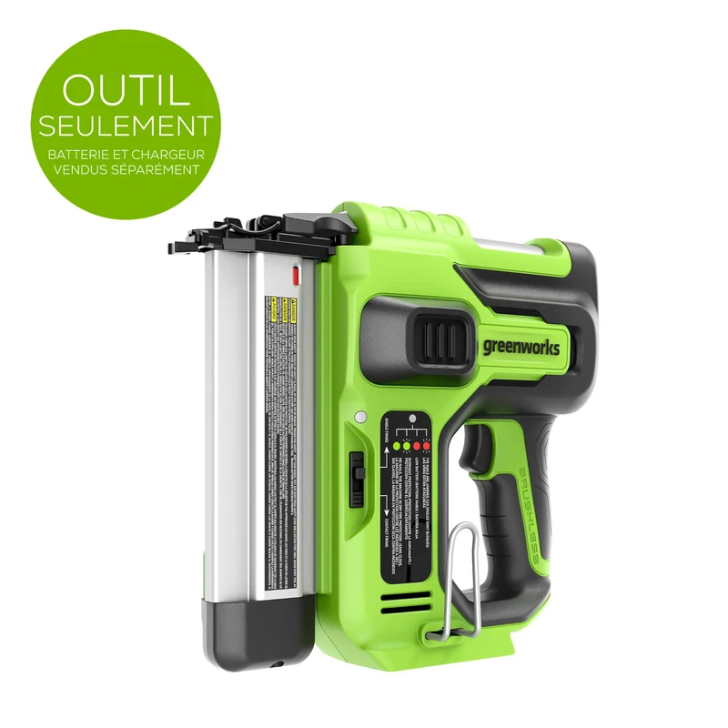 24V 18GA Brushless Brad Nailer (Tool Only)