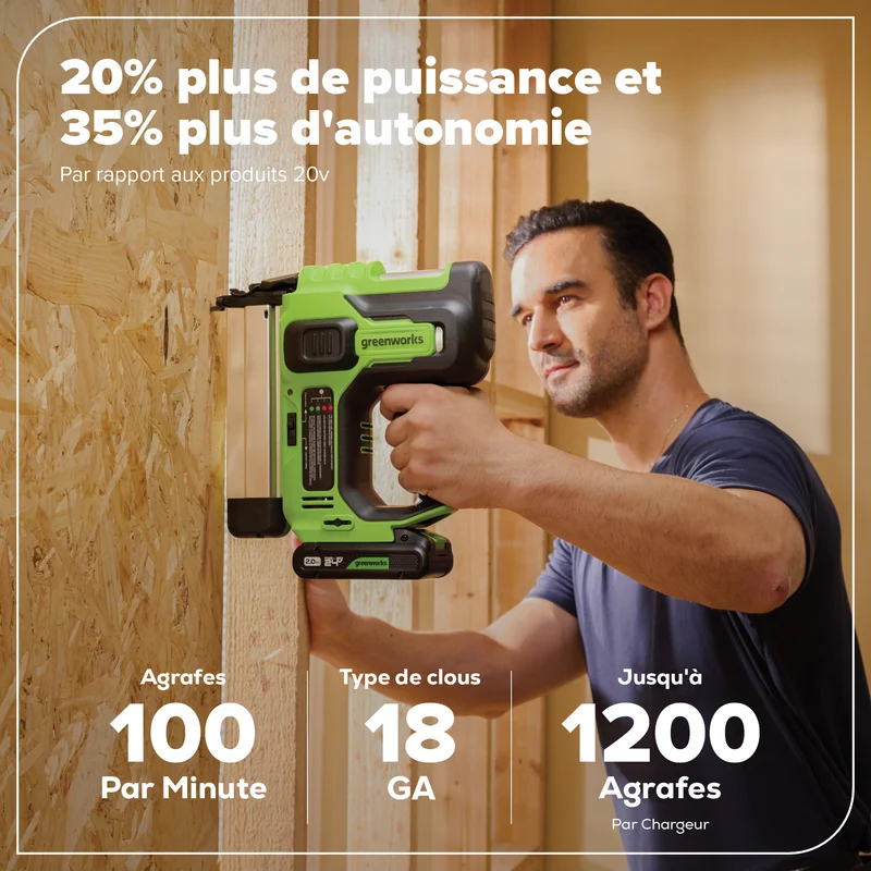 24V 18GA Brushless Brad Nailer (Tool Only)