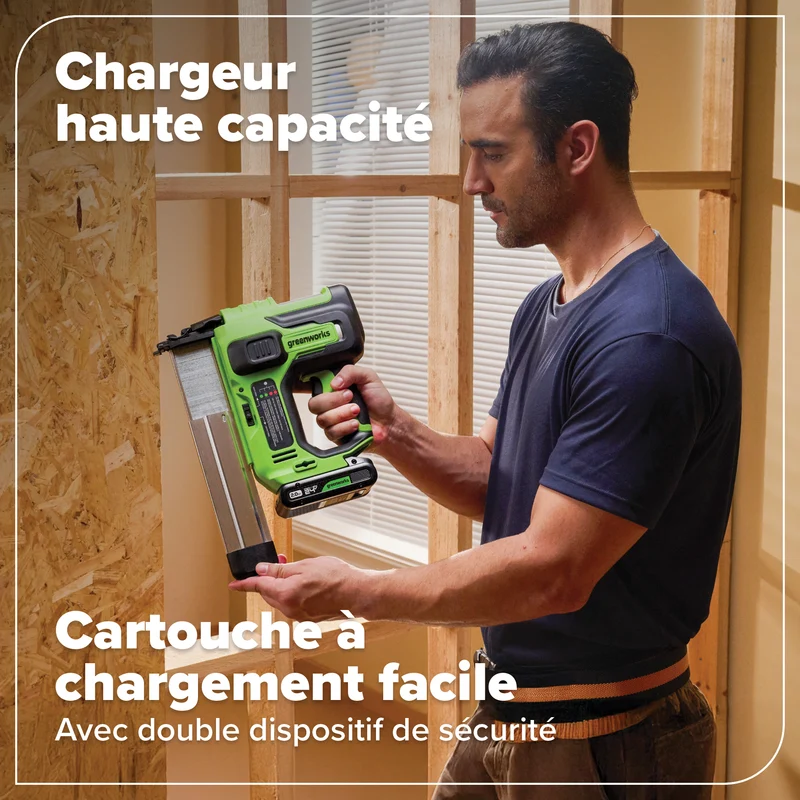 24V 18GA Brushless Brad Nailer (Tool Only)