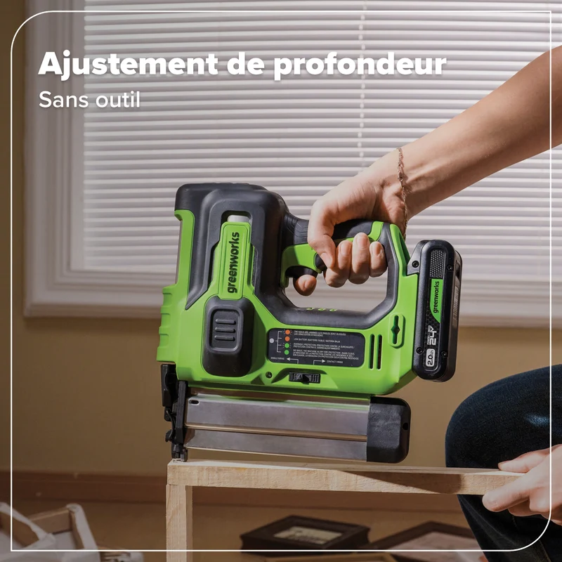 24V 18GA Brushless Brad Nailer (Tool Only)
