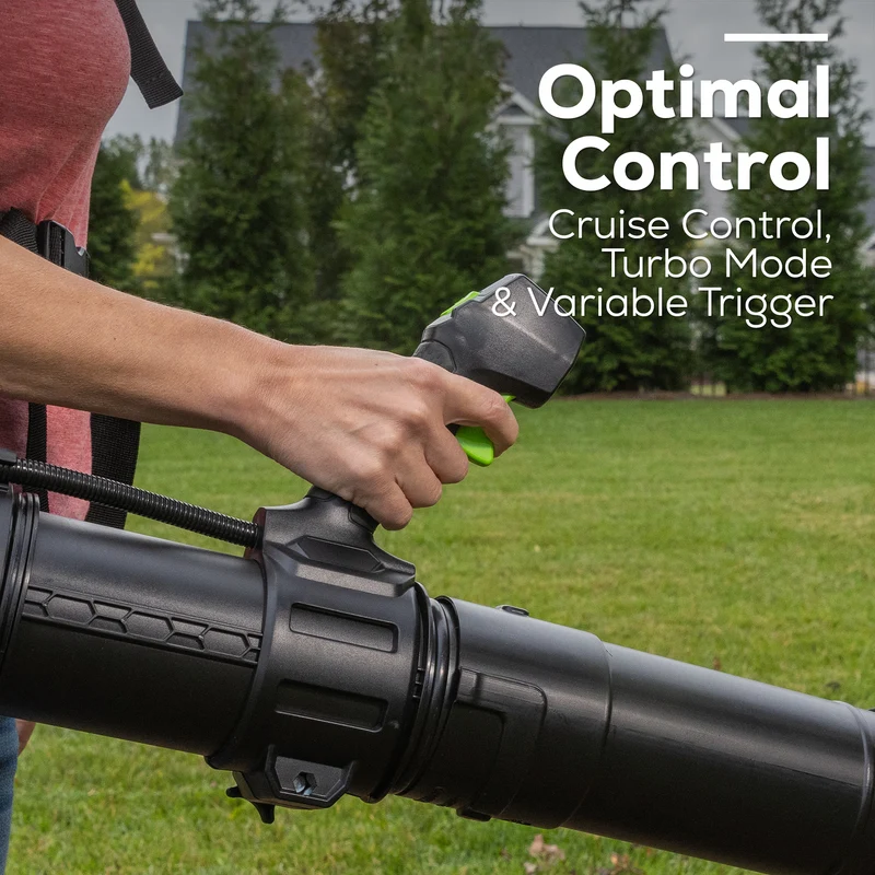 80V 780 CFM Brushless Cordless Backpack Blower with Leaf Hauler (Tool Only)