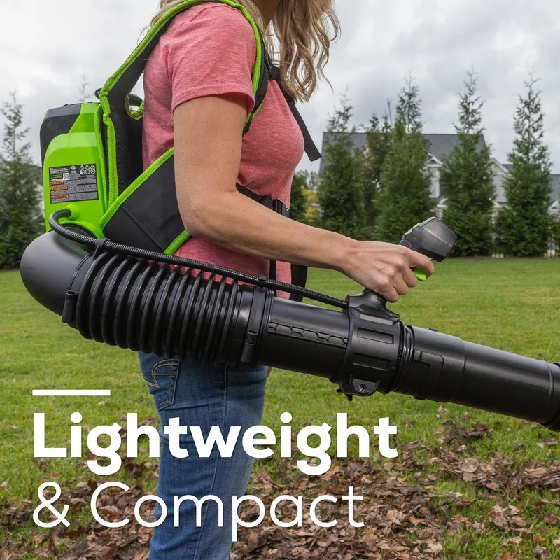 80V 780 CFM Brushless Cordless Backpack Blower with Leaf Hauler (Tool Only)