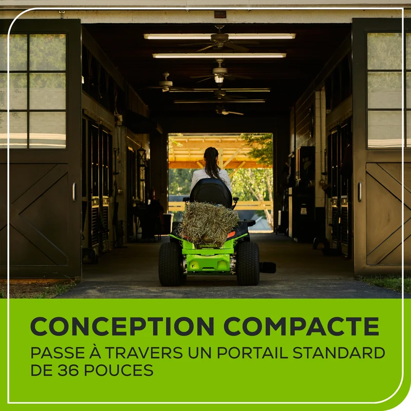 Greenworks Pro 80V 42" Electric Lawn Tractor, Riding Mower, (4) 5.0Ah Batteries and 600W Plug in Charger Included | CRT4282