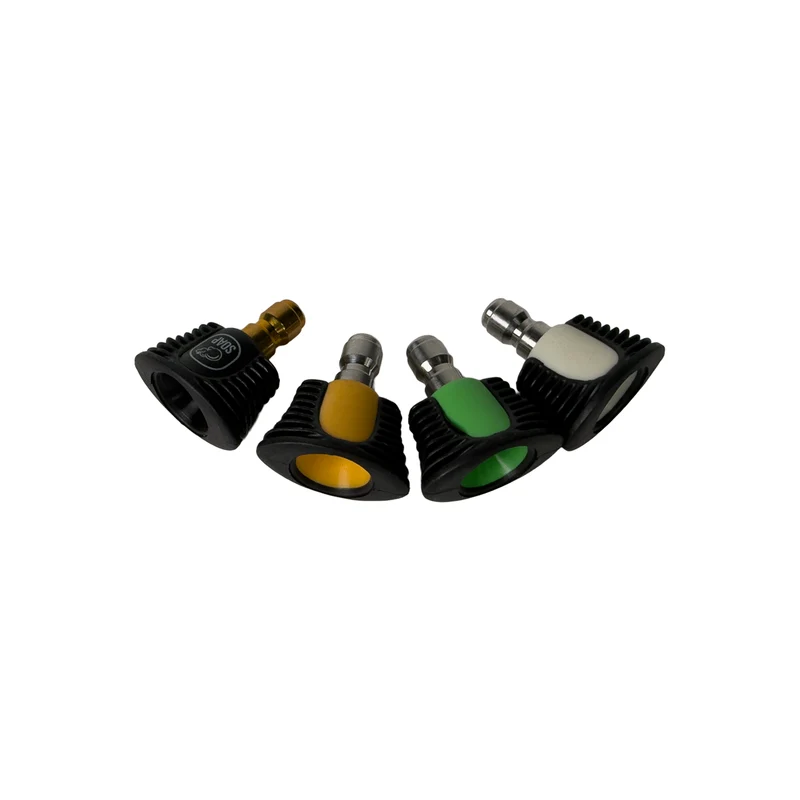 Universal Rubber Grip Pressure Washer Nozzle Set