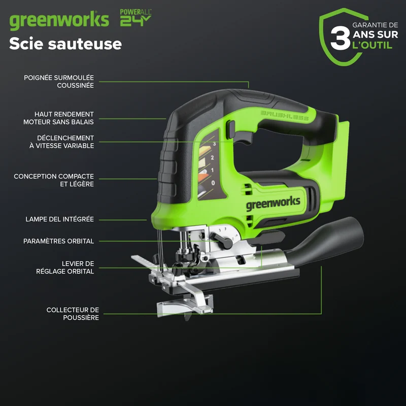 24V Brushless 8-Piece Power Tool Combo Kit, (2) 4.0Ah & (1) 2.0Ah USB-C Batteries, 65W USB-C Fast Charger Included