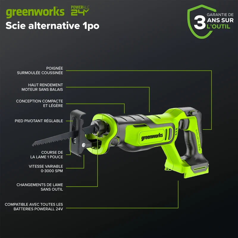 24V Brushless 8-Piece Power Tool Combo Kit, (2) 4.0Ah & (1) 2.0Ah USB-C Batteries, 65W USB-C Fast Charger Included