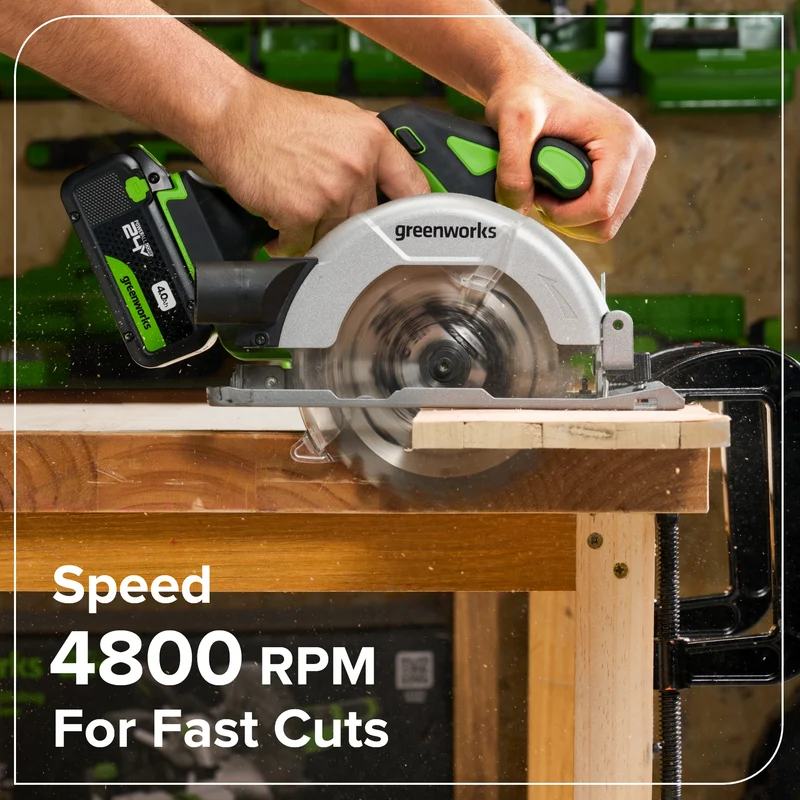 24V Brushless Drill/Driver & 6.5" Circular Saw Combo Kit – (2) 2.0Ah USB-C Batteries & 65W USB-C Fast Charger Included
