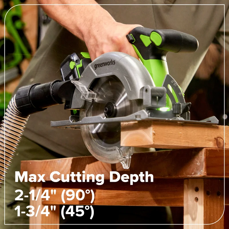 24V Brushless Drill/Driver & 6.5" Circular Saw Combo Kit – (2) 2.0Ah USB-C Batteries & 65W USB-C Fast Charger Included