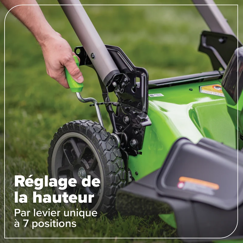 80V 21" Self-Propelled Cordless Lawn Mower , 4.0Ah Battery and Rapid Charger Included