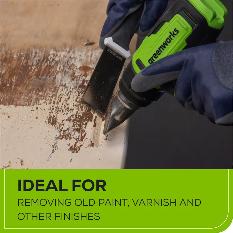 24V Cordless Heat Gun, 4.0Ah Battery & Charger Included