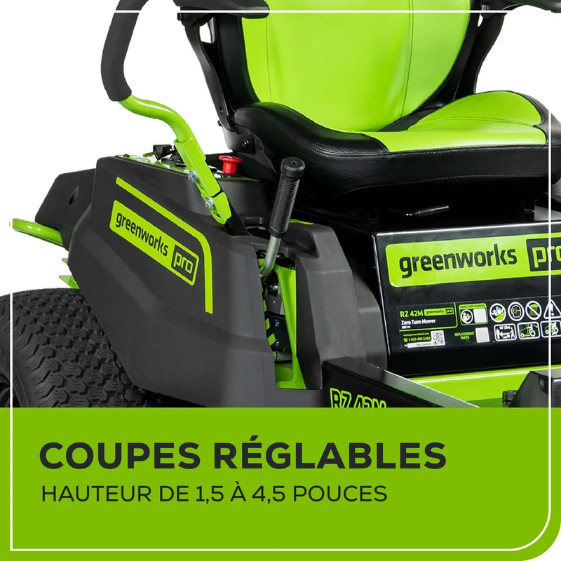 80V 42" Crossover Z Residential Zero Turn Mower, (12) 4.0Ah Batteries and (3) Dual Port Chargers | CRZ4281
