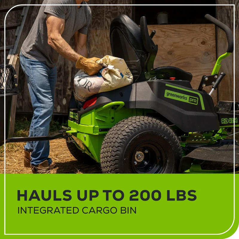 80V 42" Crossover Z Residential Zero Turn Mower, (12) 4.0Ah Batteries and (3) Dual Port Chargers | CRZ4281
