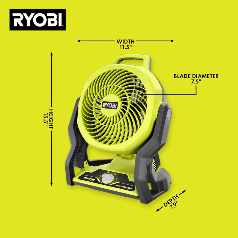 18V ONE+ Hybrid WHISPER SERIES 7.5" FAN