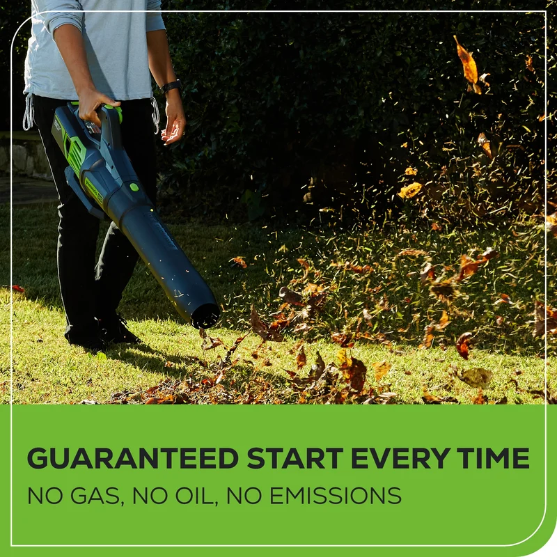 80V 650 CFM - 145 MPH Leaf Blower, 2.0Ah Battery and Charger Included
