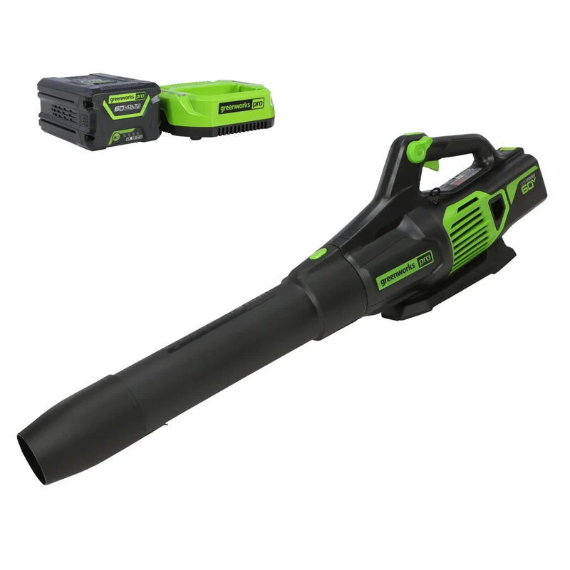 60V 610 CFM - 130 MPH Cordless Leaf Blower, 2.5Ah Battery & Charger Included