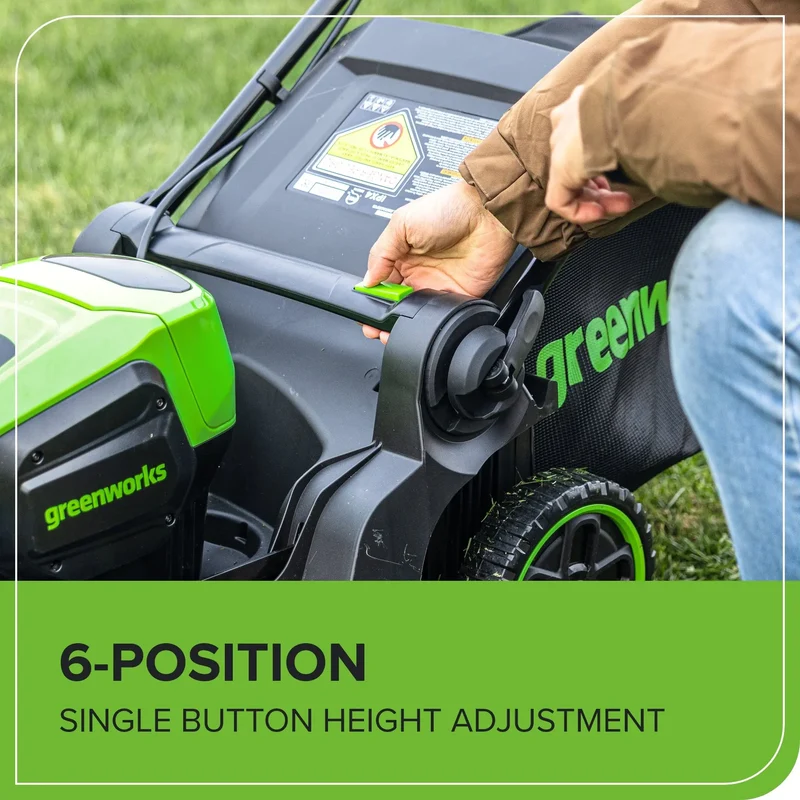 60V 17" Brushless Mower and 13" String Trimmer Combo Kit, 4.0Ah Battery & Charger Included
