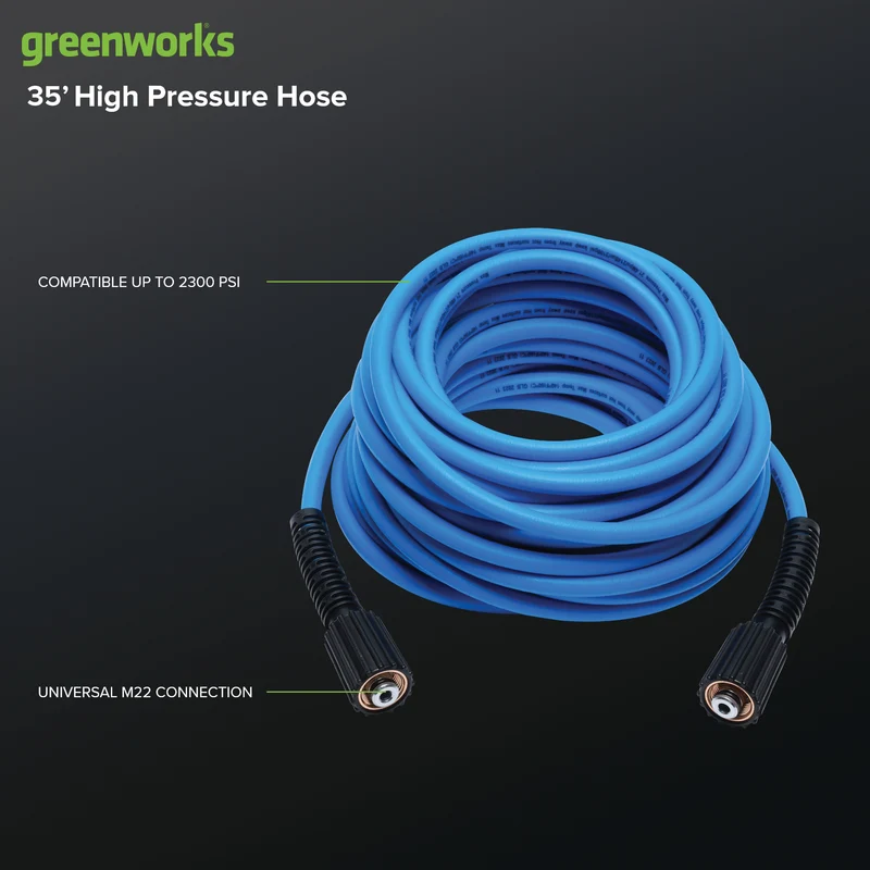 Greenworks 35 FT PVC Pressure Washer Hose