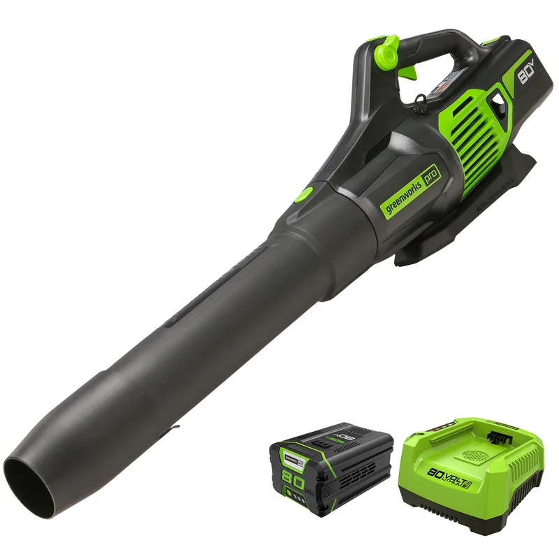 80V 650 CFM - 145 MPH Brushless Leaf Blower, 2.0Ah Battery and Charger Included