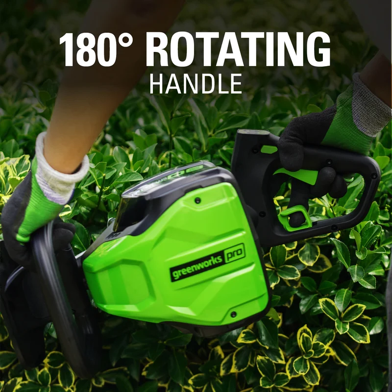 80V 26" Brushless Hedge Trimmer, 2.0Ah Battery and Charger Included - GHT80321