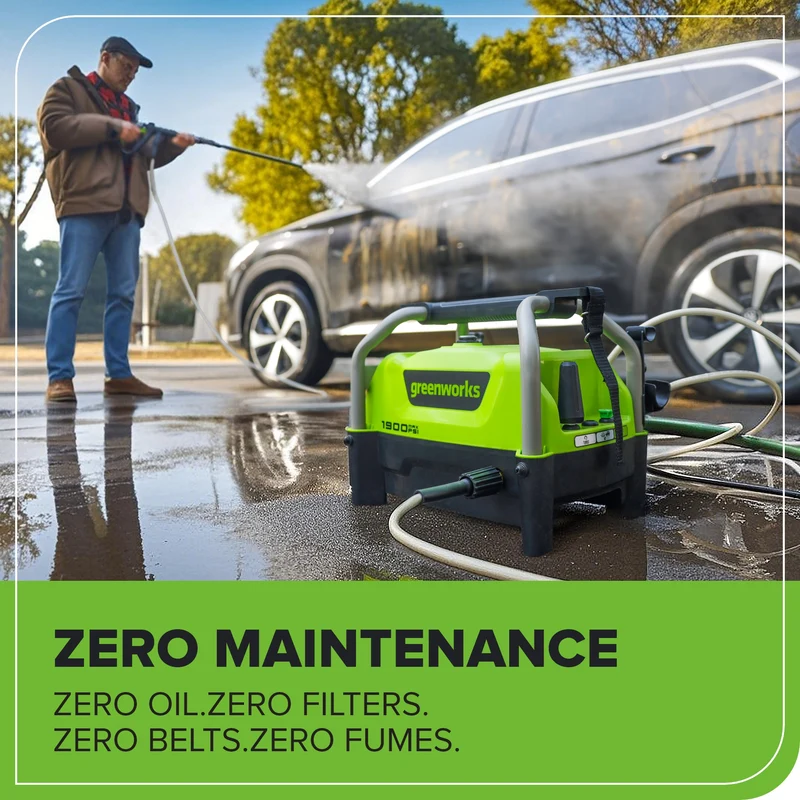 Greenworks 1900PSI 1.2GPM Pressure Washer