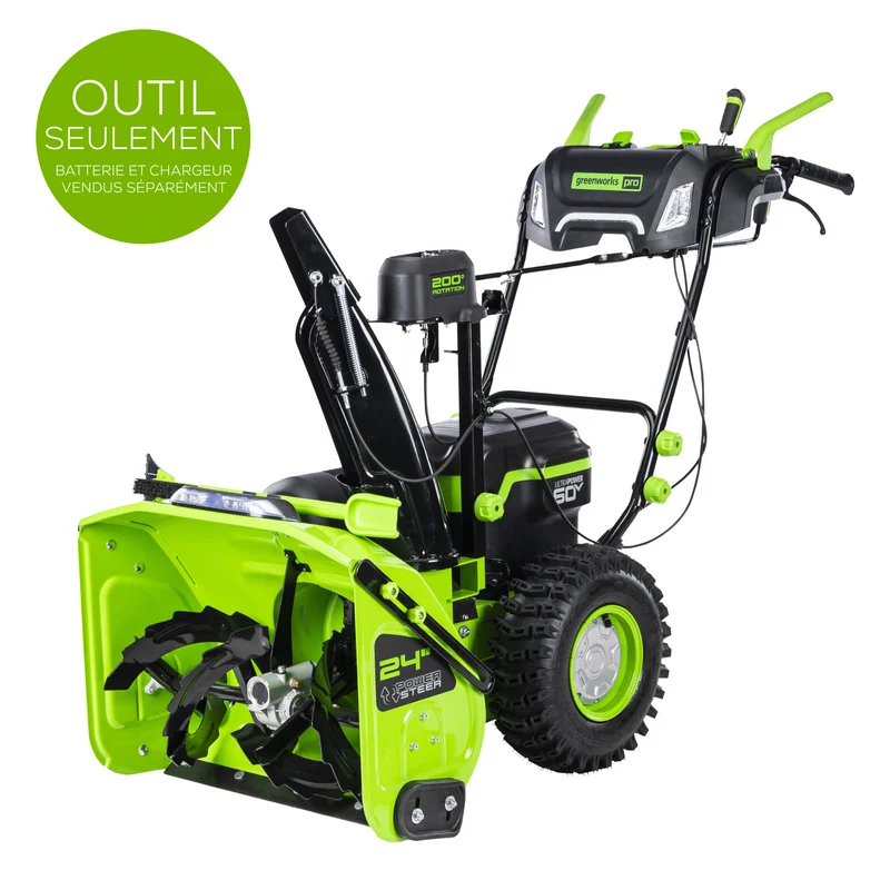 Greenworks 60V 24" Dual Stage Snow Thrower (Tool Only)