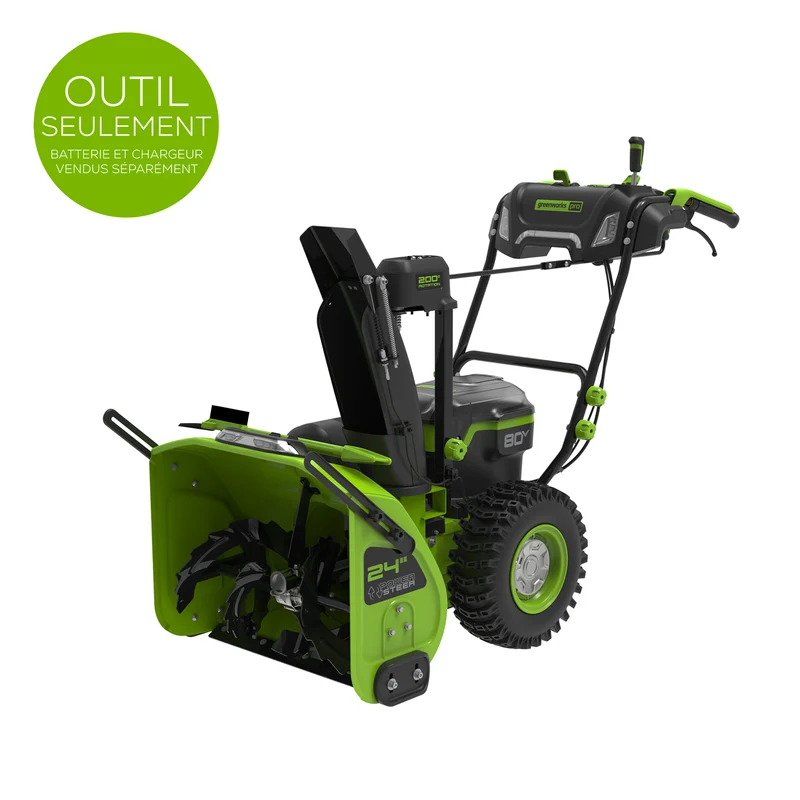 Greenworks 80V 24'' Dual Stage Snow Thrower (Tool Only)