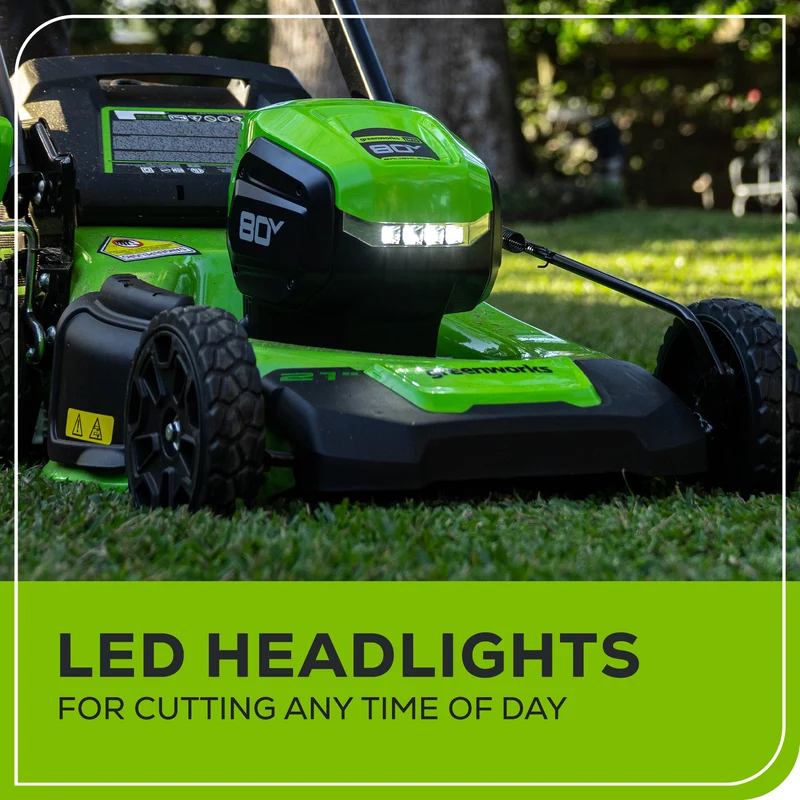 80V 21" Brushless Lawn Mower, 4.0Ah Battery and Charger Included BONUS: Extra Blade