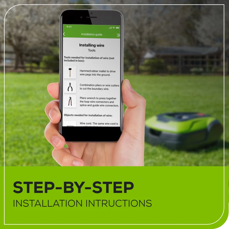 Greenworks Optimow® 50 Robotic Lawn Mower - 1/2 Acre Low Cut