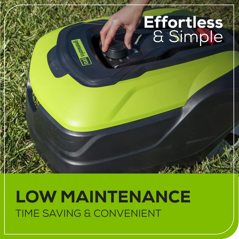 Greenworks Optimow® 50 Robotic Lawn Mower - 1/2 Acre Low Cut