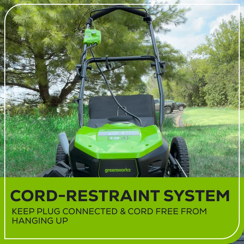 Greenworks 21" 13 Amp Corded Lawn Mower MO13B00