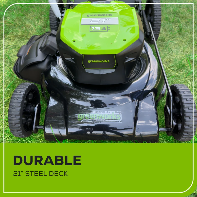 Greenworks 21" 13 Amp Corded Lawn Mower MO13B00