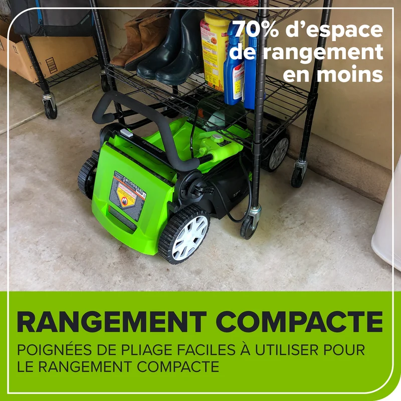 48V (24V x 2) 17" Lawn Mower, (2) 4.0Ah Batteries and Charger Included - MO48B2210
