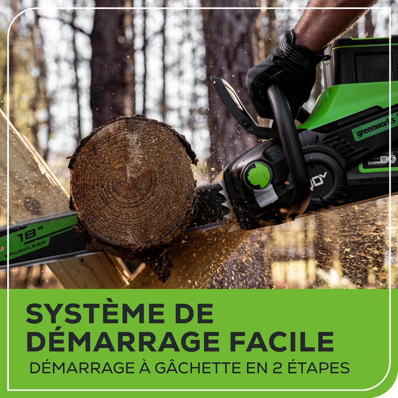 80V 18" Brushless Chainsaw (Tool Only)